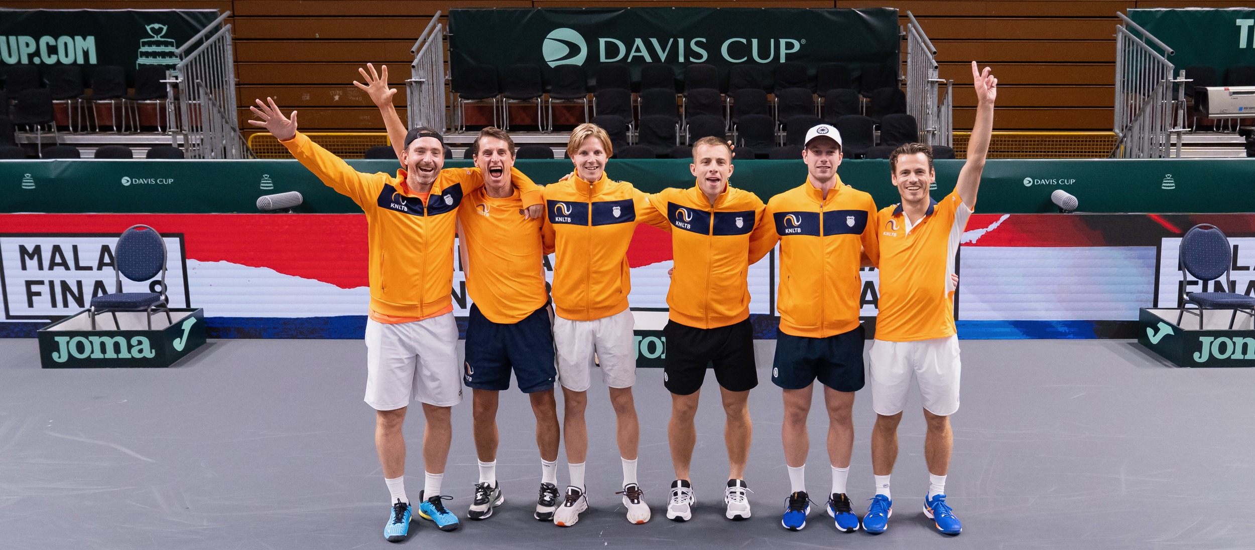 Davis Cup Finals teamfoto overwinning