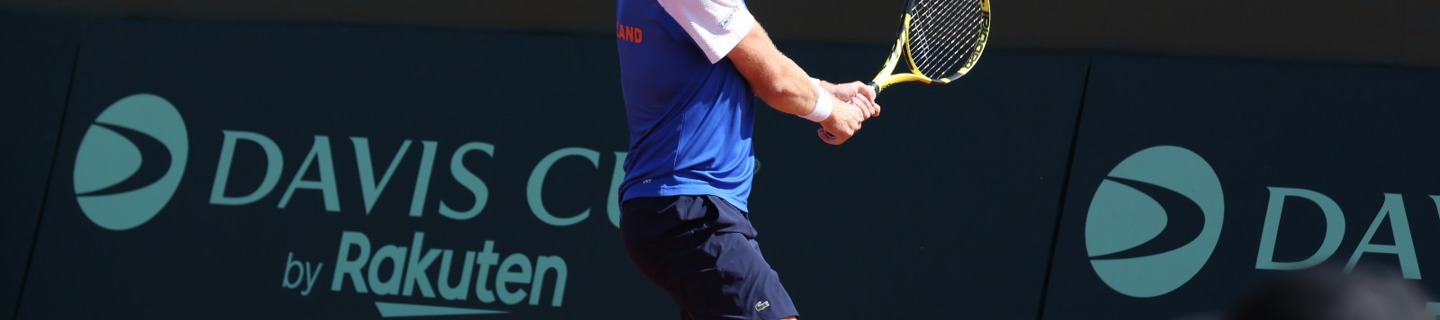Davis Cup Botic backhand